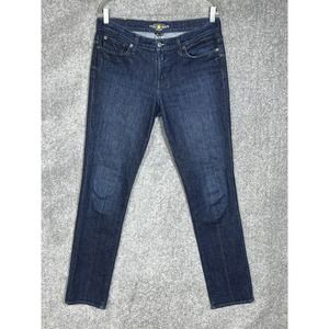 Lucky Brand Sweet & Straight Jeans Womens Size 10 Stretch Dark Wash Blue Denim‎